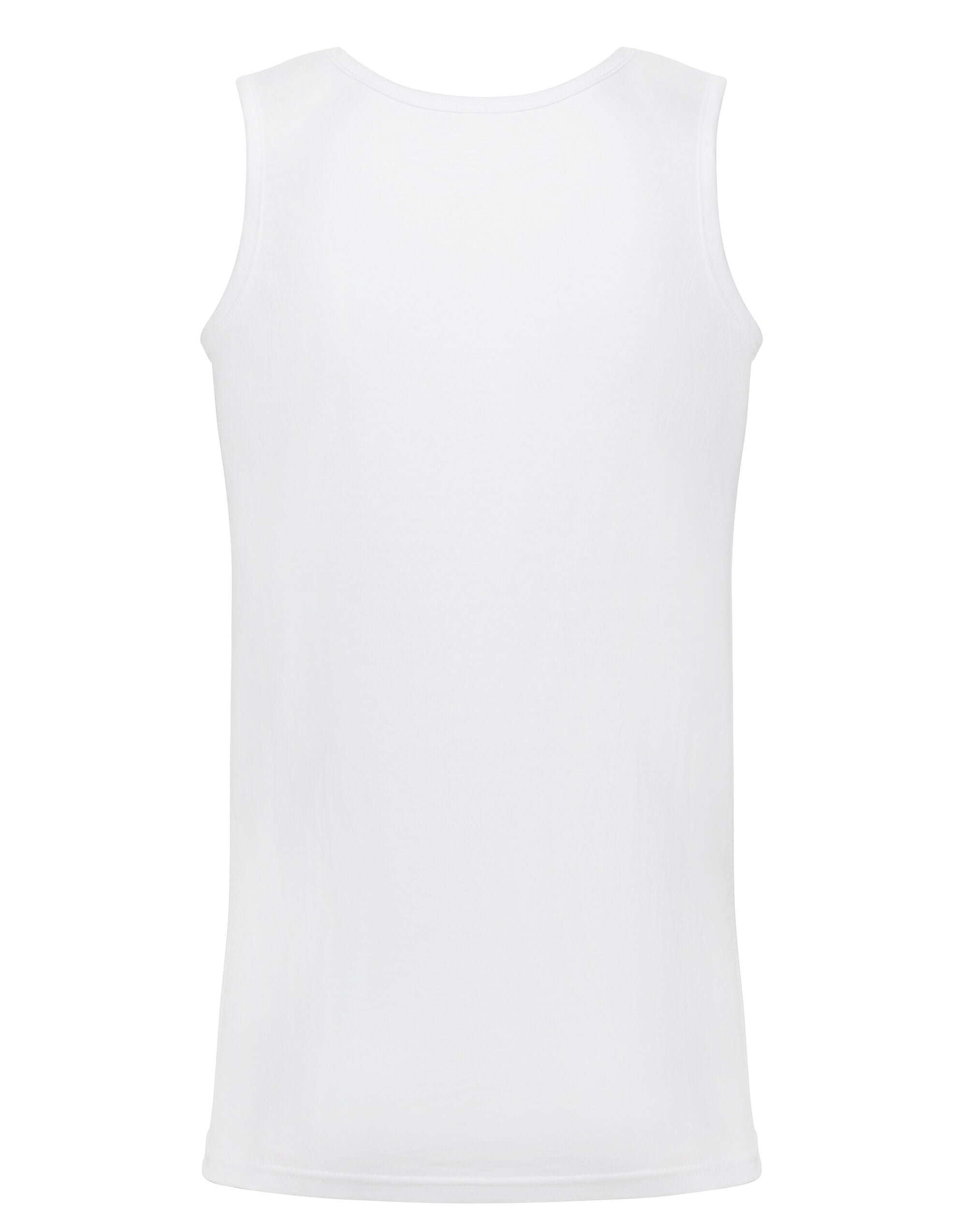 Fruit Of The Loom Men's Valueweight Athletic Vest Self fabric binding to neck and armholes (61098)