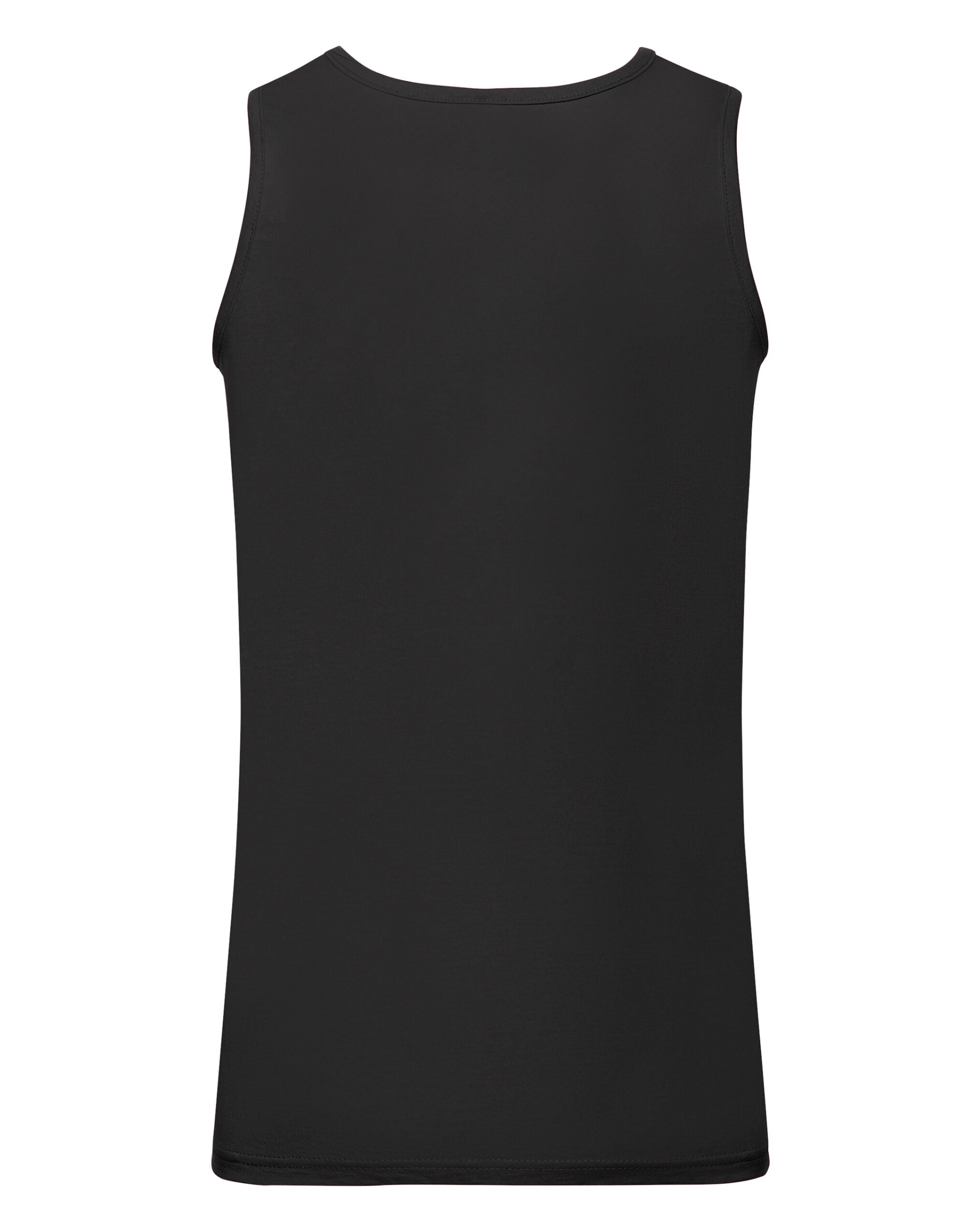 Fruit Of The Loom Men's Valueweight Athletic Vest Self fabric binding to neck and armholes (61098)
