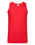 Fruit Of The Loom Men's Valueweight Athletic Vest Self fabric binding to neck and armholes (61098)