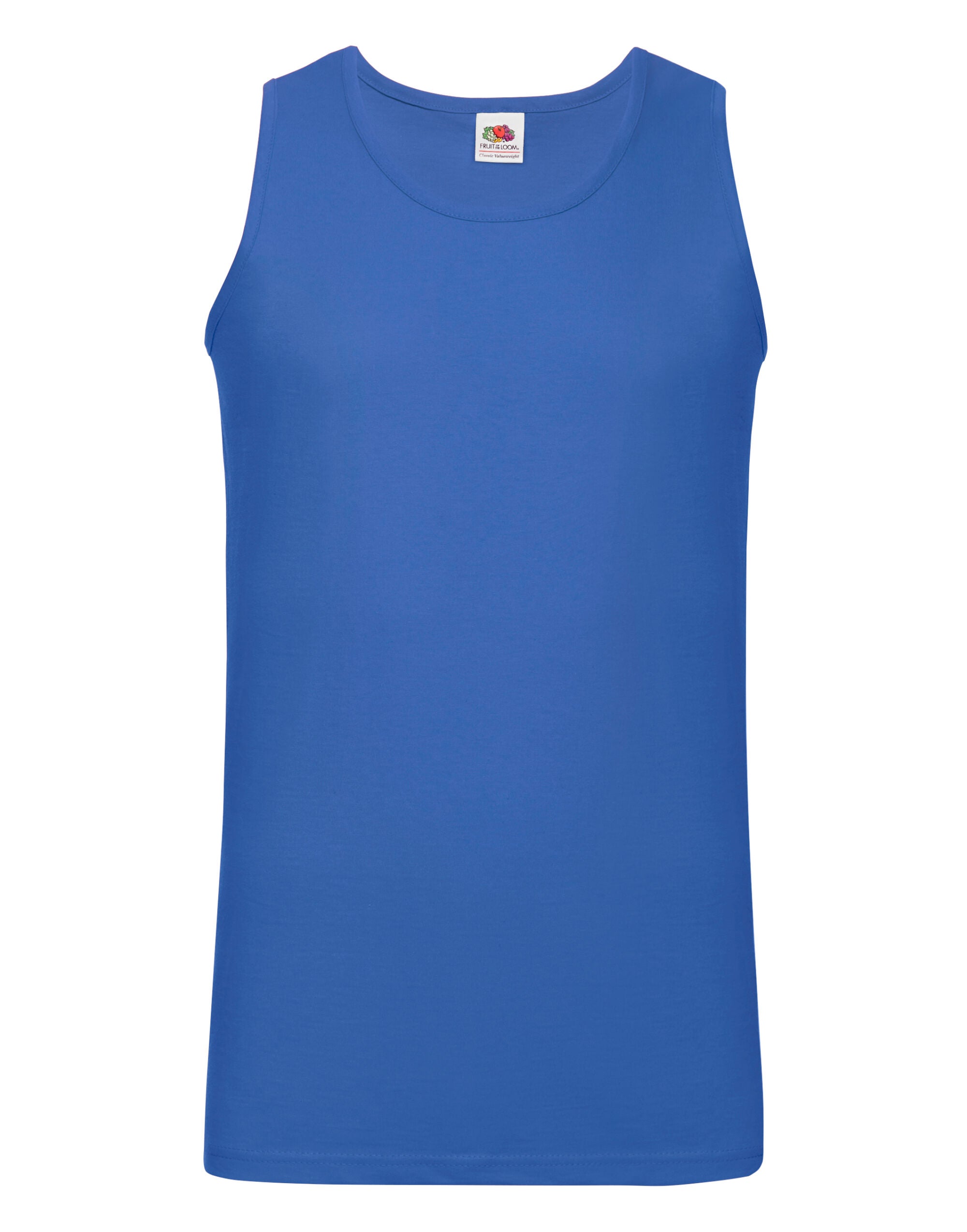 Fruit Of The Loom Men's Valueweight Athletic Vest Self fabric binding to neck and armholes (61098)