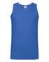 Fruit Of The Loom Men's Valueweight Athletic Vest Self fabric binding to neck and armholes (61098)