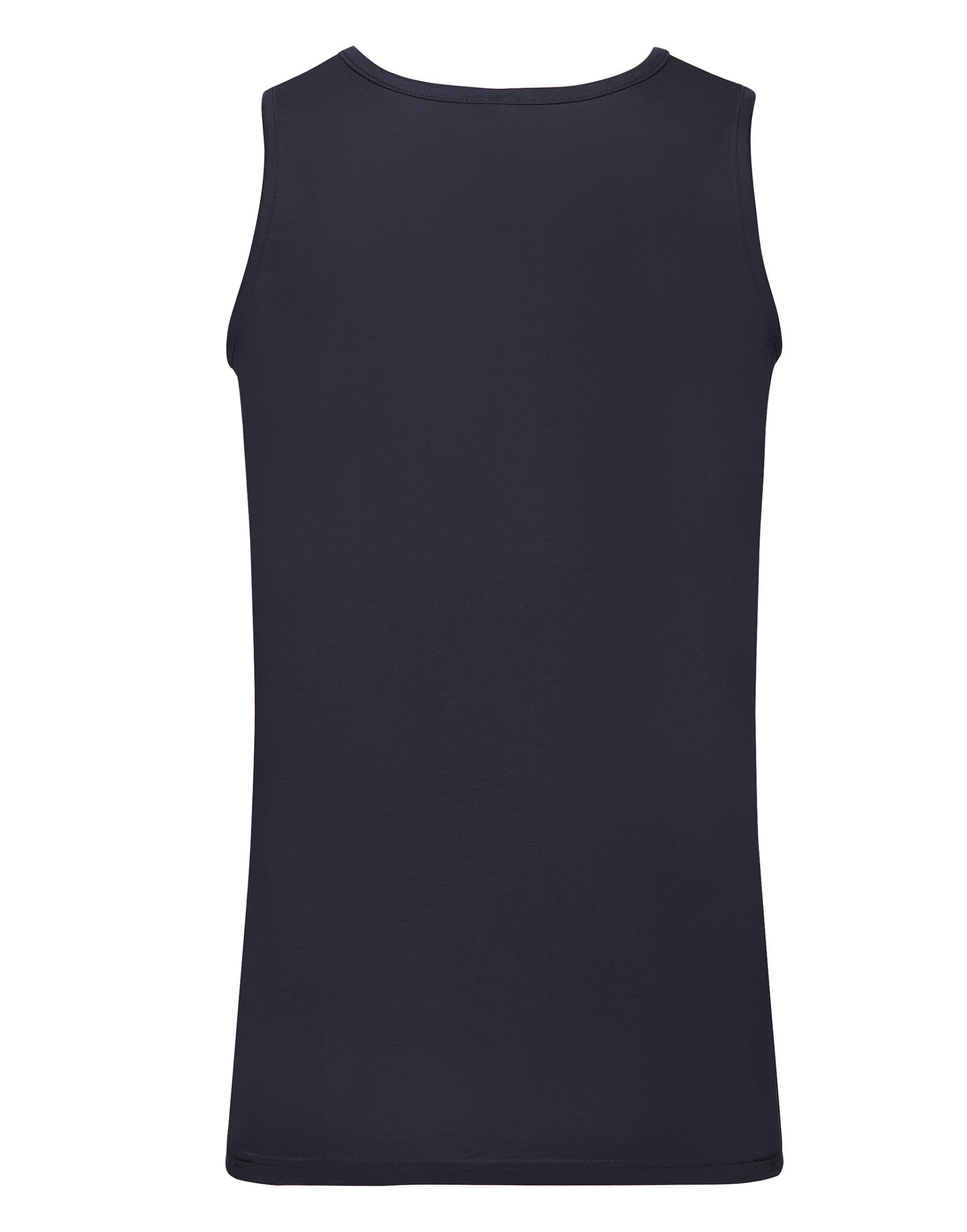 Fruit Of The Loom Men's Valueweight Athletic Vest Self fabric binding to neck and armholes (61098)