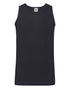 Fruit Of The Loom Men's Valueweight Athletic Vest Self fabric binding to neck and armholes (61098)