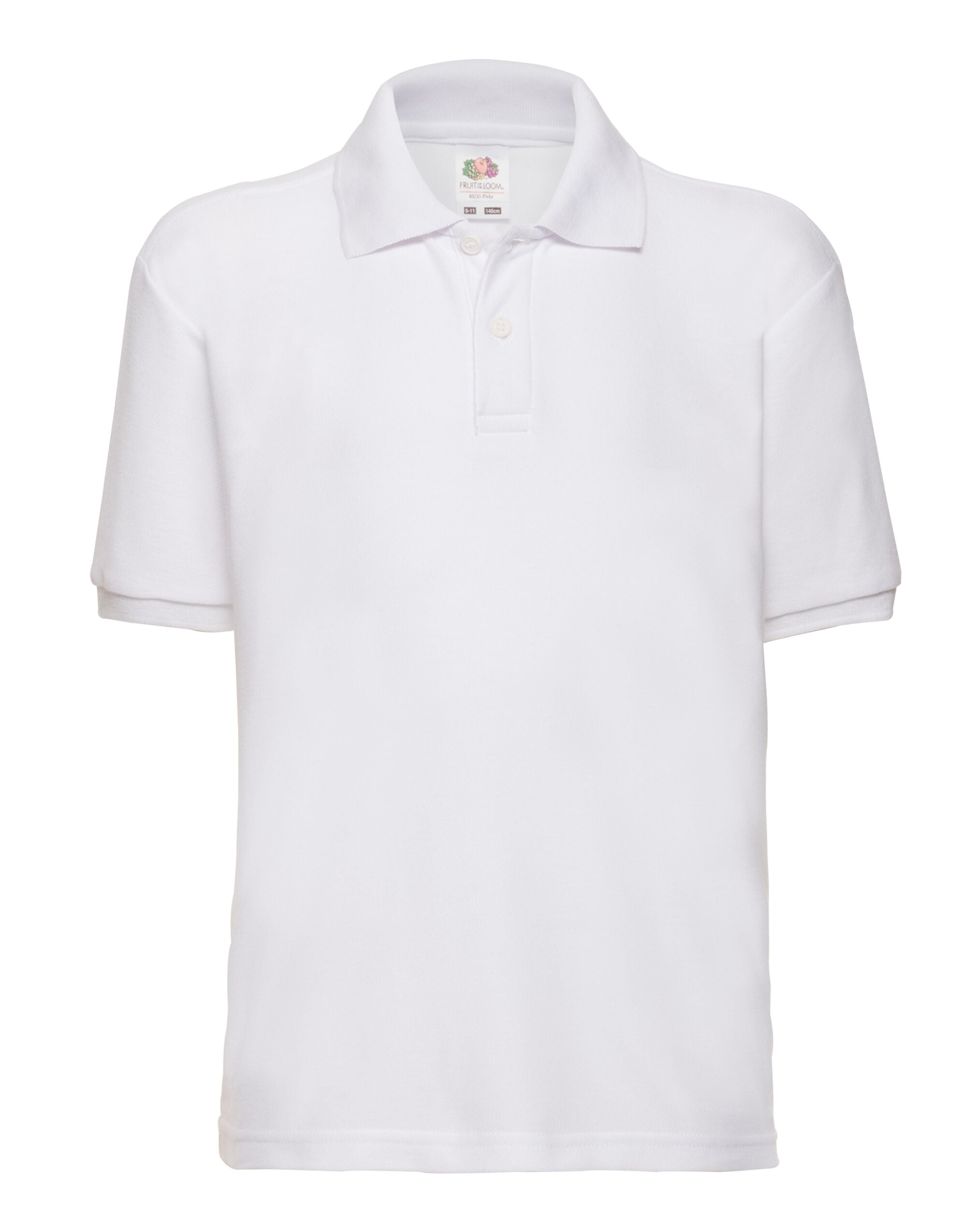 Fruit Of The Loom Kid's 65/35 Polo Guaranteed to perform at 60° wash (63417)