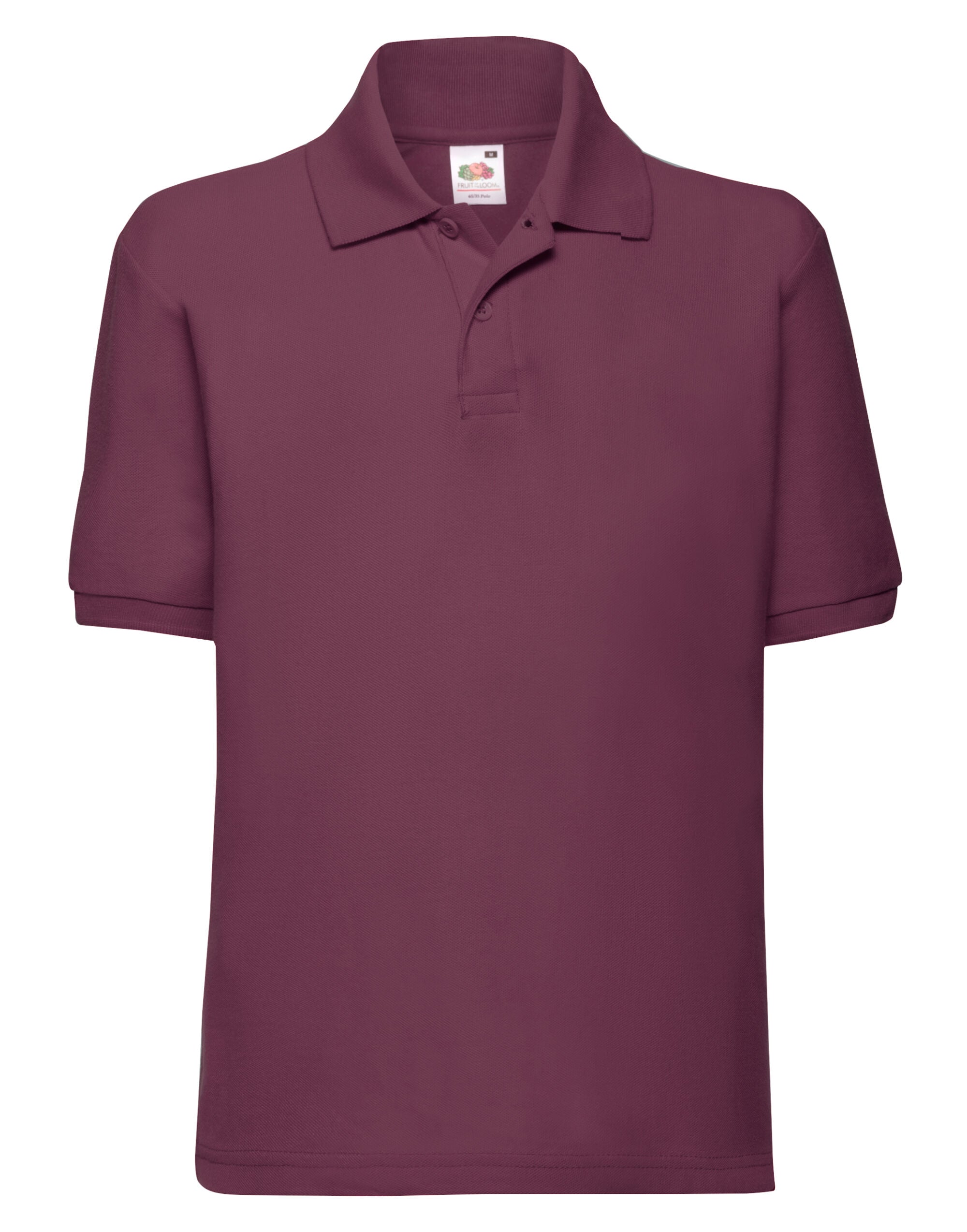 Fruit Of The Loom Kid's 65/35 Polo Guaranteed to perform at 60° wash (63417)