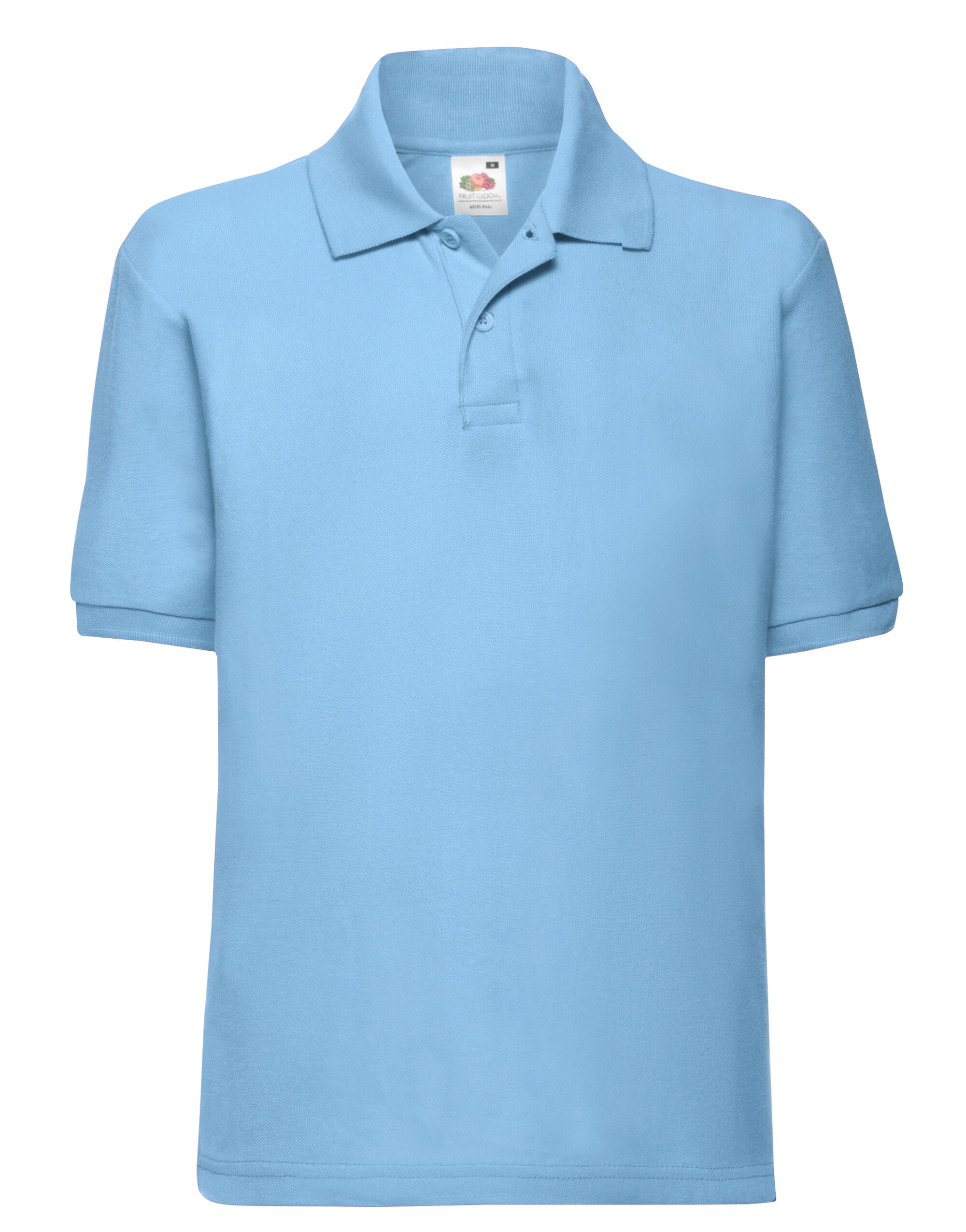 Fruit Of The Loom Kid's 65/35 Polo Guaranteed to perform at 60° wash (63417)
