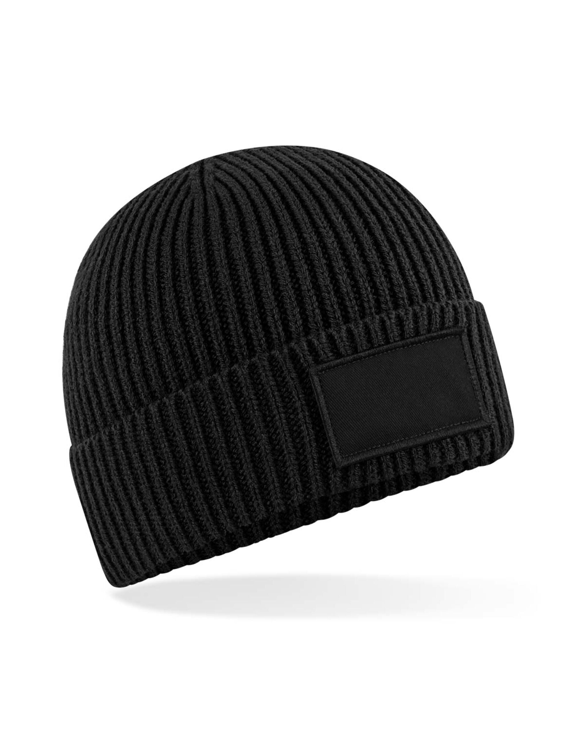 Beechfield  Fashion Patch Beanie Contains at least 50&#37; Recycled Polyester (B442R)