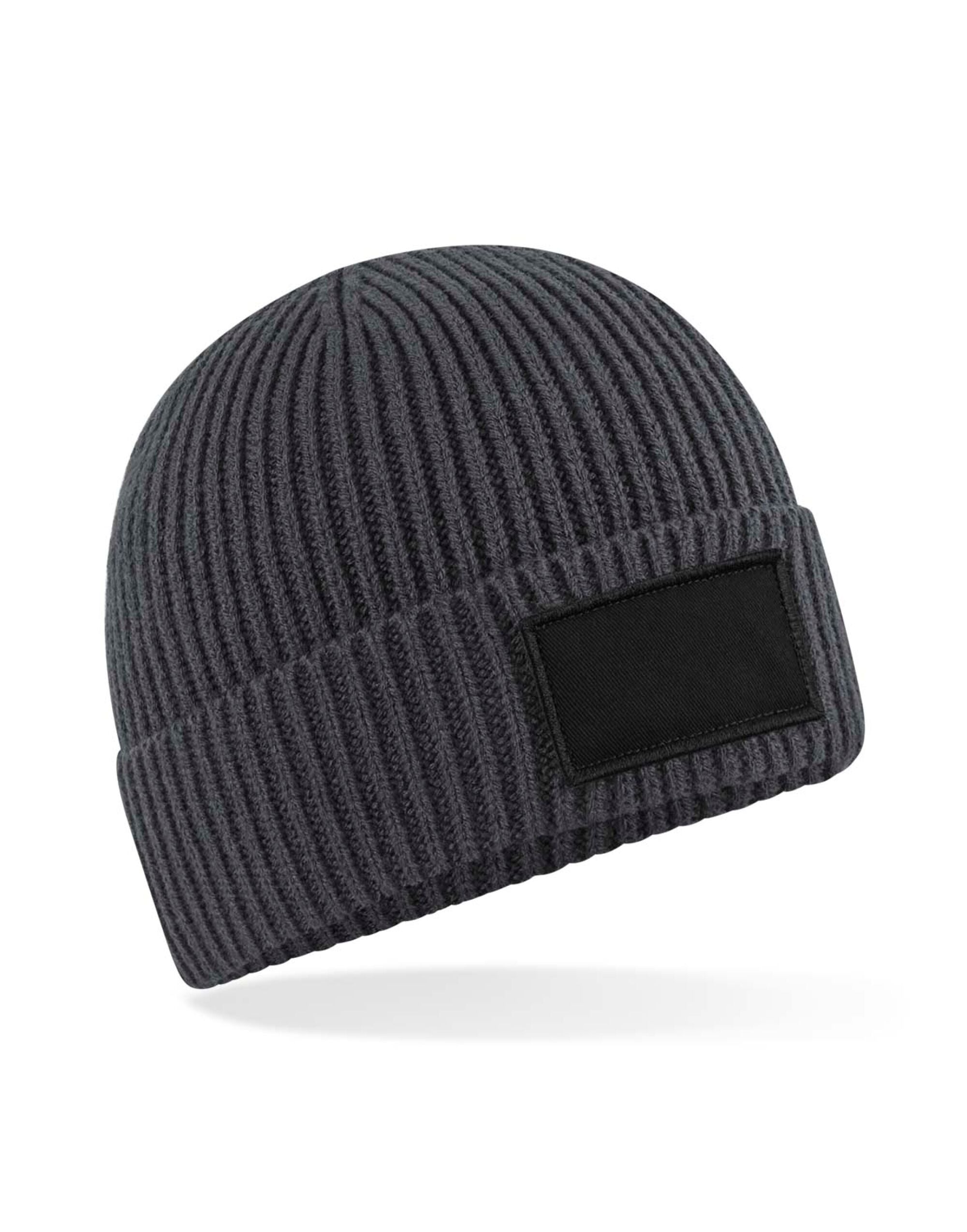 Beechfield  Fashion Patch Beanie Contains at least 50% Recycled Polyester (B442R)