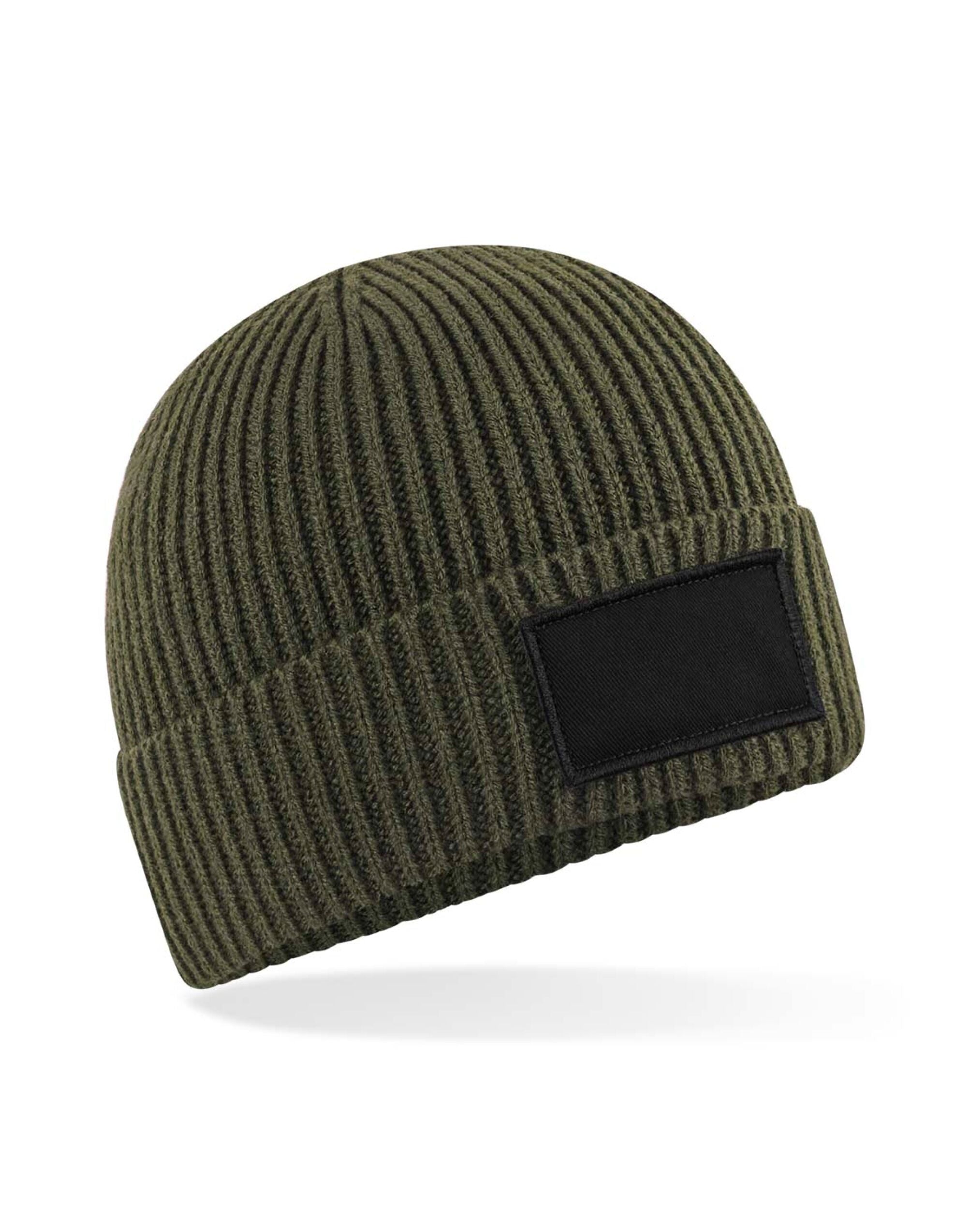 Beechfield  Fashion Patch Beanie Contains at least 50% Recycled Polyester (B442R)