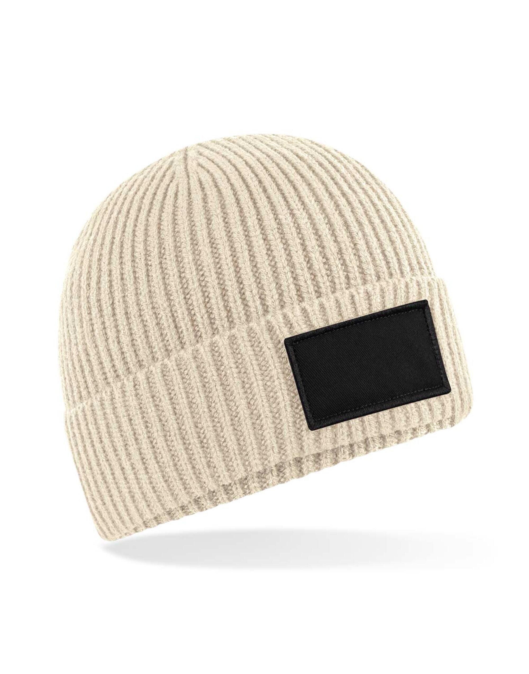 Beechfield  Fashion Patch Beanie Contains at least 50% Recycled Polyester (B442R)