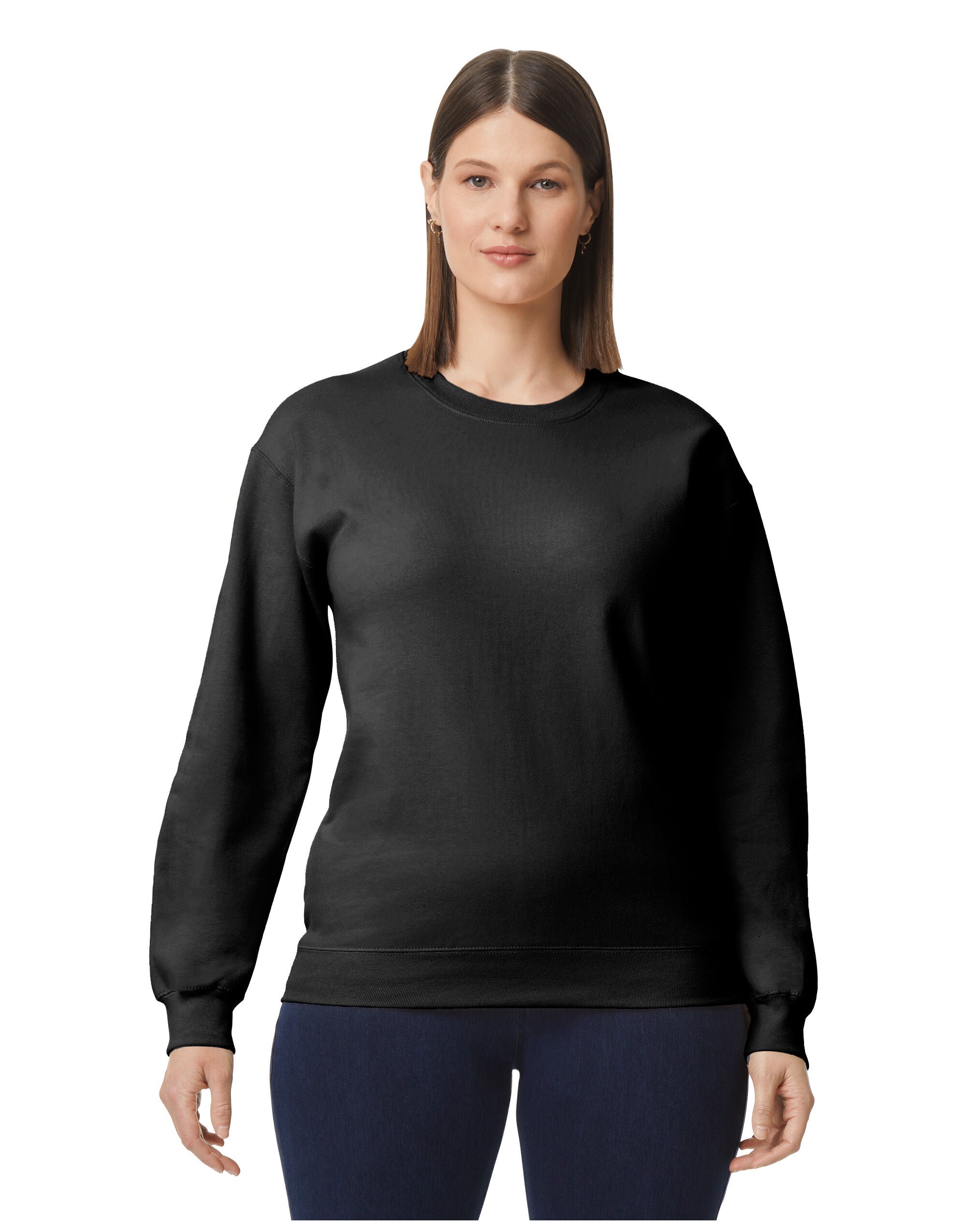 Gildan Softstyle Midweight Fleece Adult Crewneck Yarn count 20/1 (SF000)