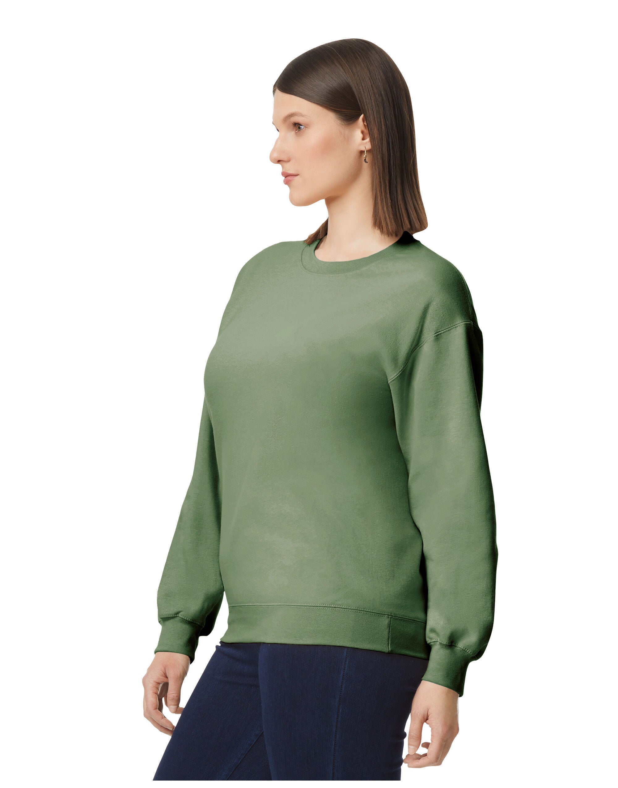 Gildan Softstyle Midweight Fleece Adult Crewneck Yarn count 20/1 (SF000)