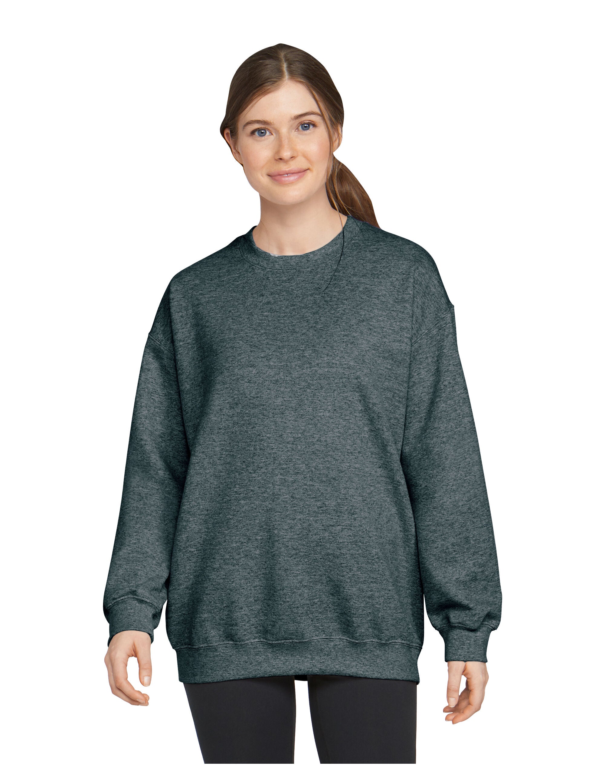 Gildan Softstyle Midweight Fleece Adult Crewneck Yarn count 20/1 (SF000)