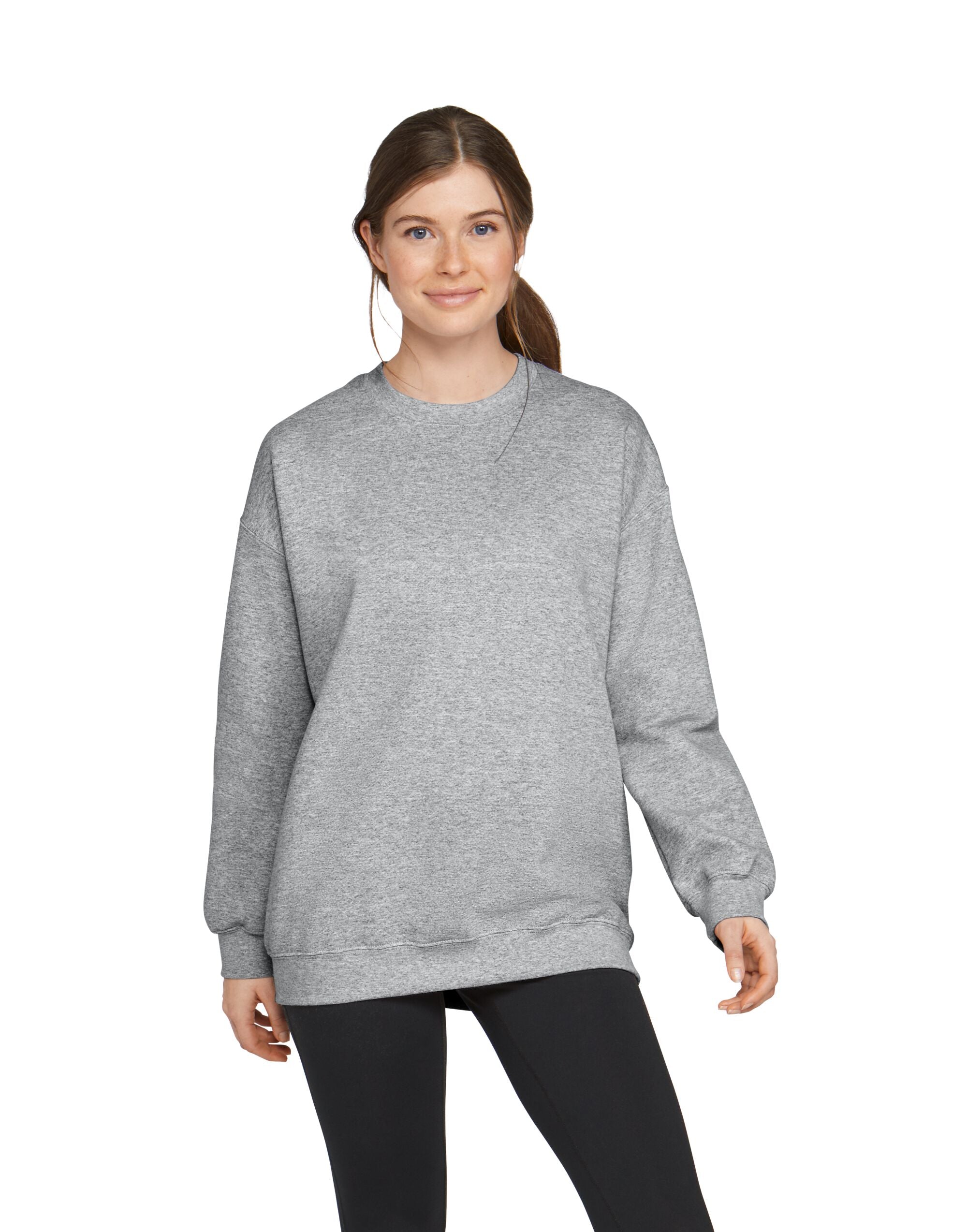 Gildan Softstyle Midweight Fleece Adult Crewneck Yarn count 20/1 (SF000)