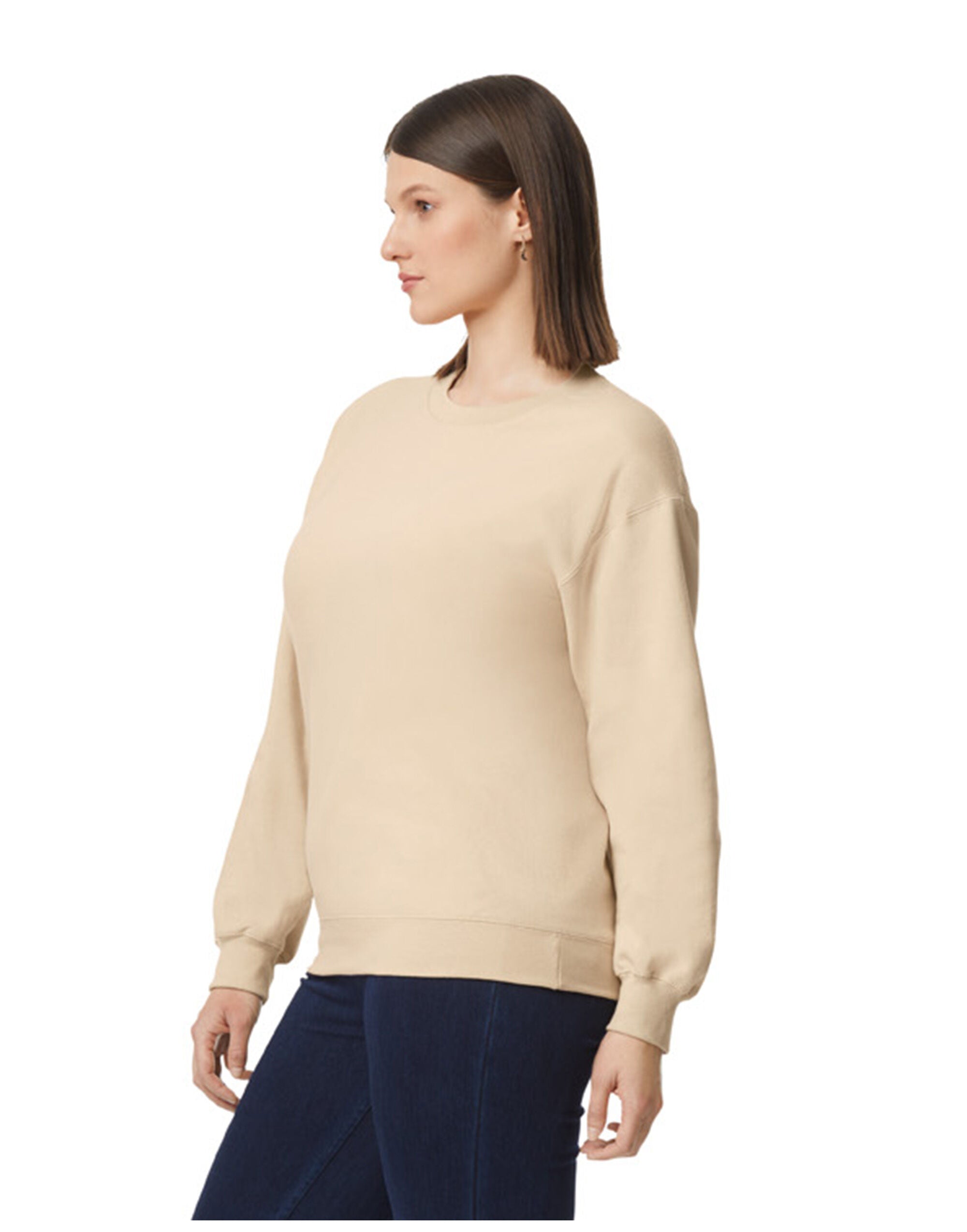 Gildan Softstyle Midweight Fleece Adult Crewneck Yarn count 20/1 (SF000)