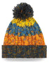Beechfield  Junior Corkscrew Pom Beanie TearAway label for ease of rebranding (B486B)