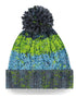 Beechfield  Junior Corkscrew Pom Beanie TearAway label for ease of rebranding (B486B)