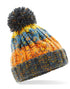 Beechfield  Junior Corkscrew Pom Beanie TearAway label for ease of rebranding (B486B)