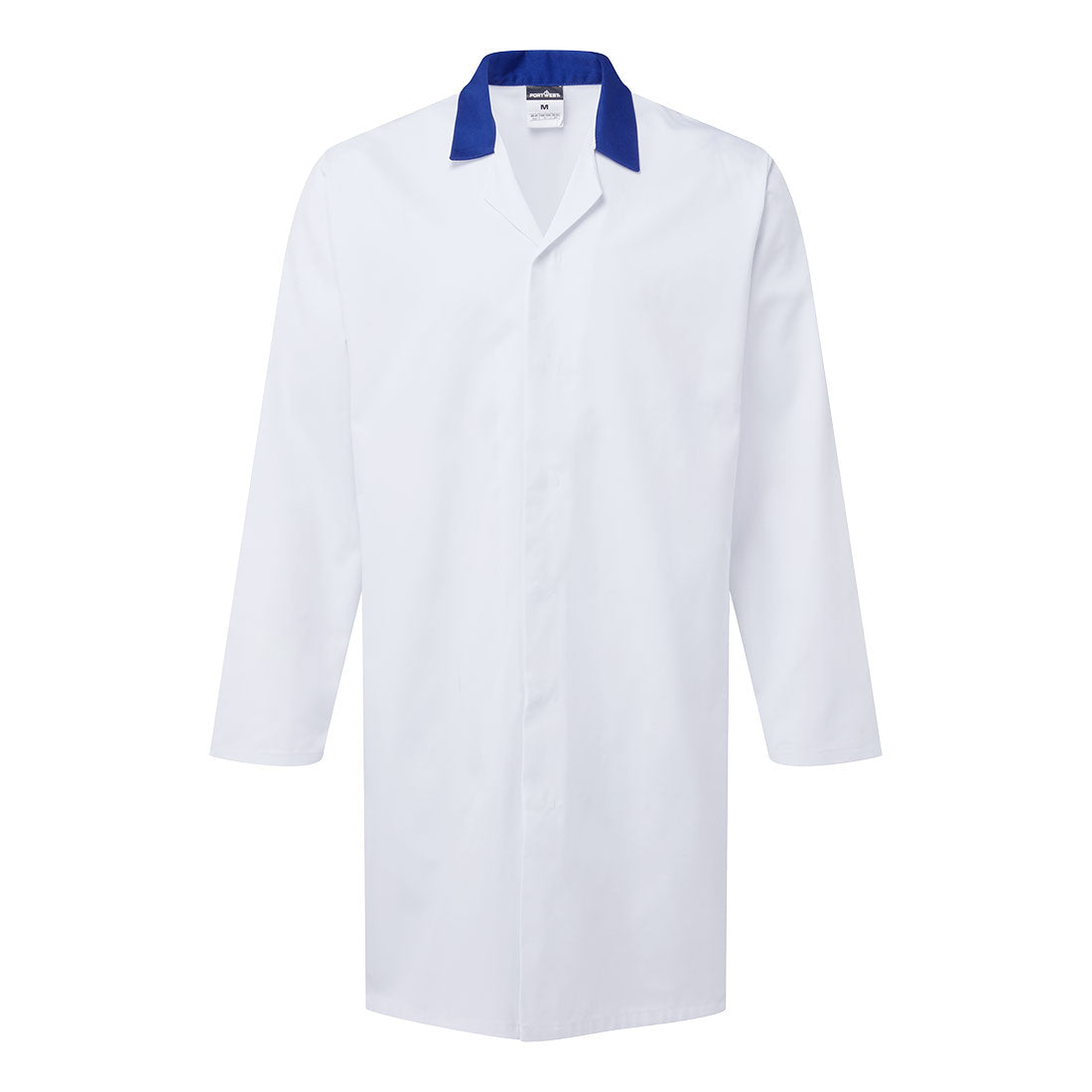 2210 - Food Industry No Pocket Coat White, White/Red, White/Royal Blue