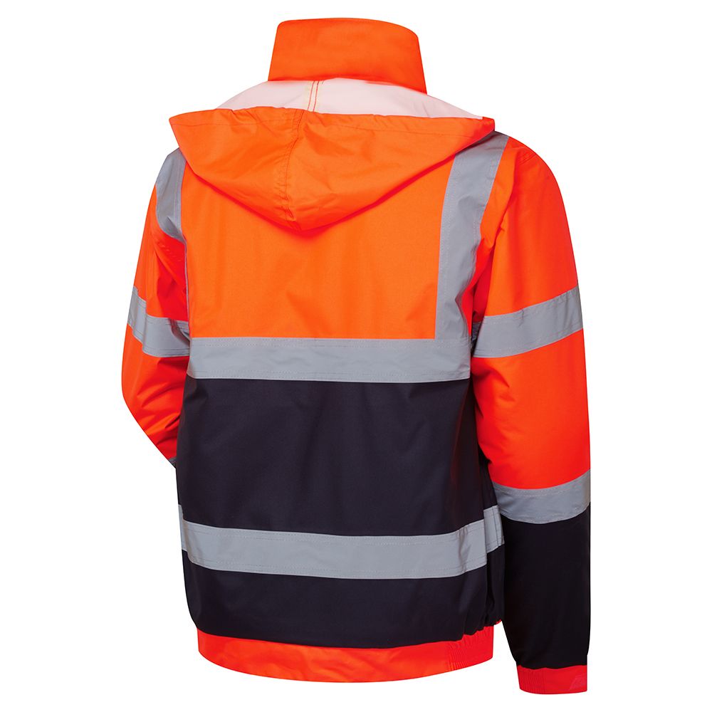 Stormway Mens Waterproof Two Tone Bomber Hi Vis Visibility Standard Safety Work Wear Jacket EN ISO 20471 Class 3