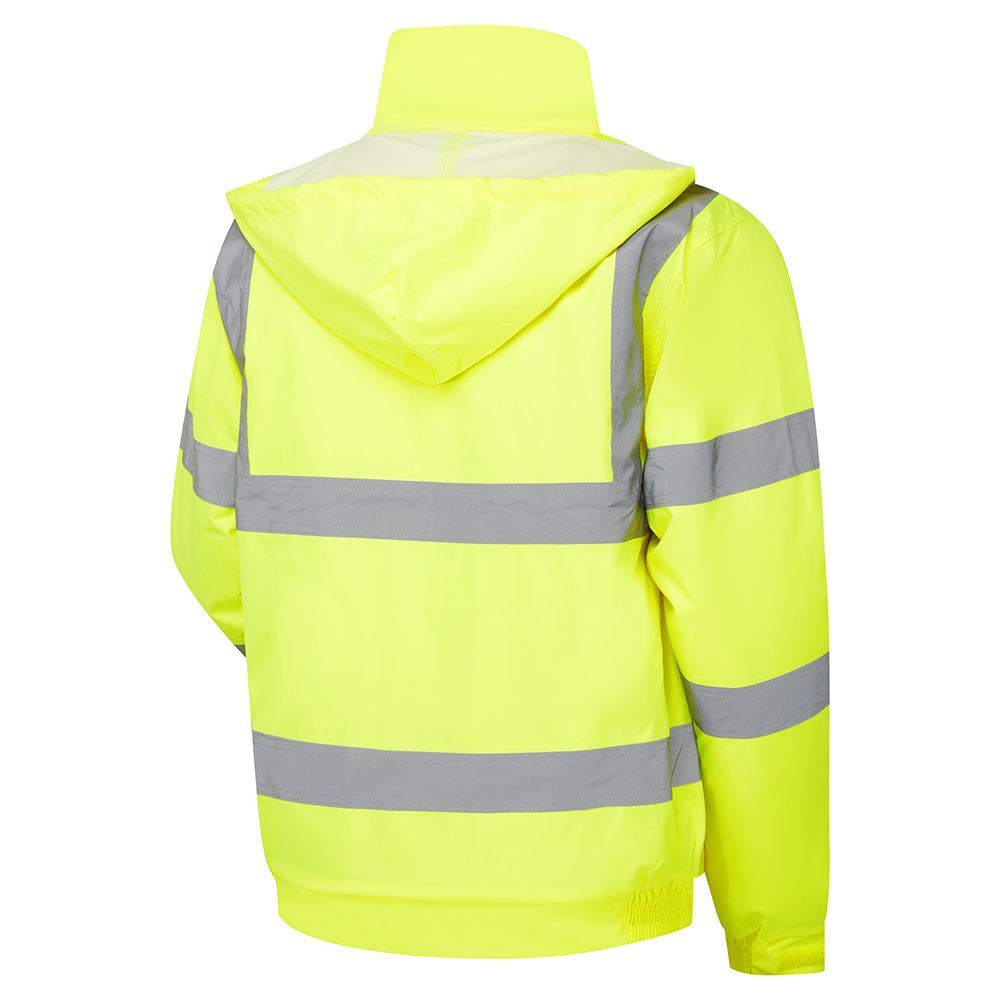 Stormway Mens Waterproof Two Tone Bomber Hi Vis Visibility Standard Safety Work Wear Jacket EN ISO 20471 Class 3