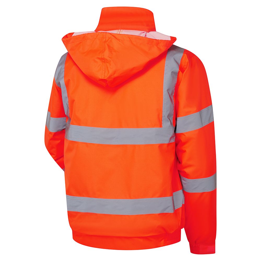 Stormway Mens Waterproof Two Tone Bomber Hi Vis Visibility Standard Safety Work Wear Jacket EN ISO 20471 Class 3