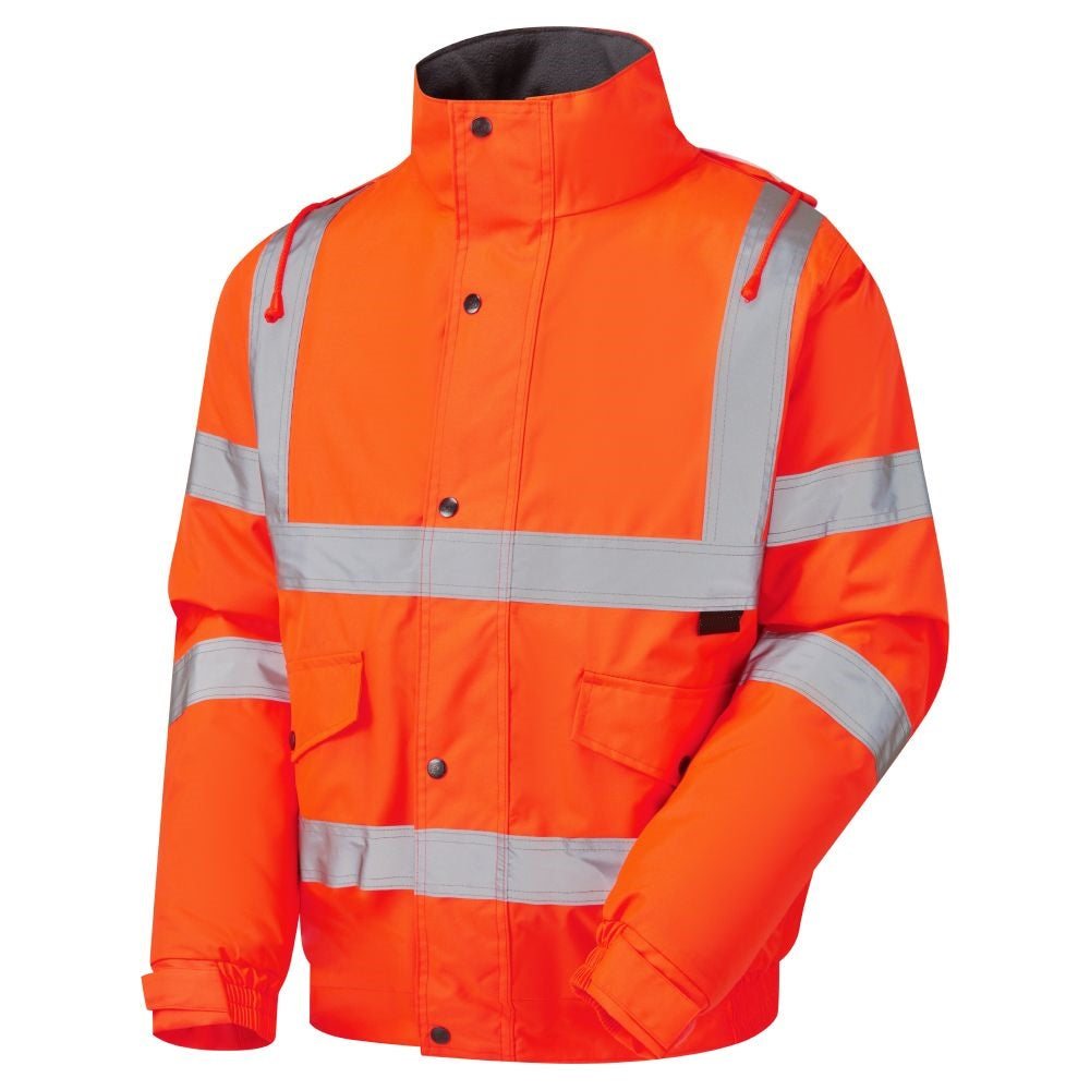 Stormway Mens Waterproof Two Tone Bomber Hi Vis Visibility Standard Safety Work Wear Jacket EN ISO 20471 Class 3