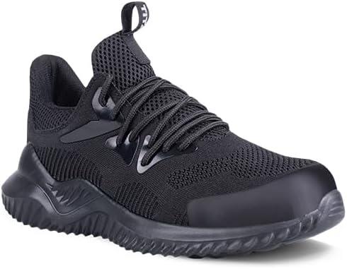 Thunder SBP Safety Trainers – Steel Toe Cap, Metal-Free Midsole, Lightweight Work Shoes – Black