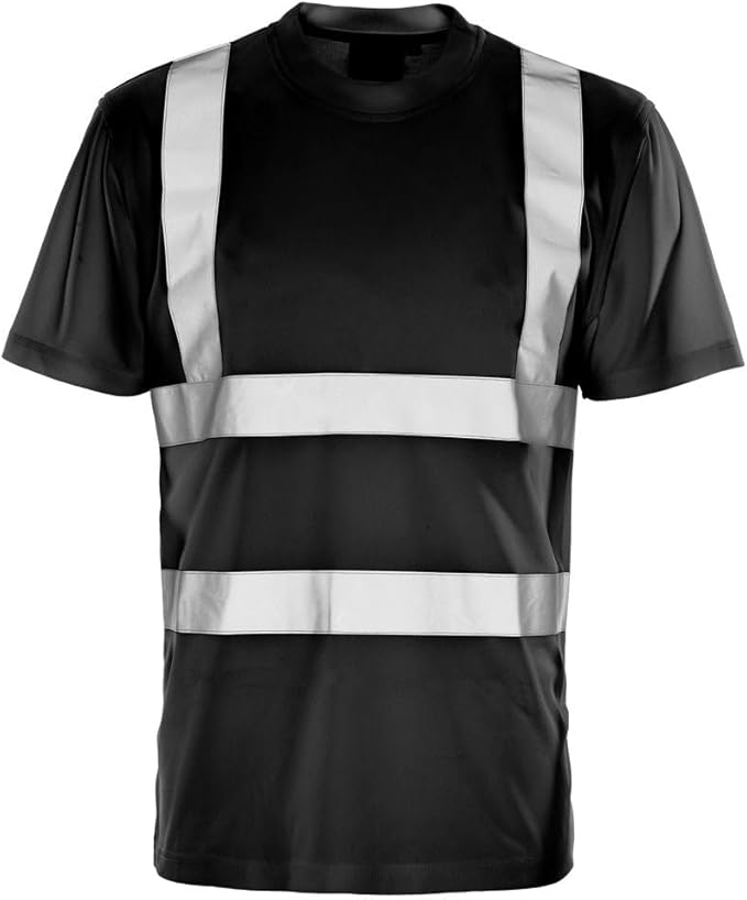 Stormway Hi-Vis Work T-Shirt – UV Protection, EN ISO 20471 Certified, Breathable Polyester for Outdoor & Construction Use