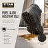 Titan Argon S3 SR FO Safety Boots, Steel Toe Cap Work Boots, Protective Midsole, Anti-Slip, Anti-Static, Fuel & Oil Resistant, Lightweight Microfiber Upper, EN ISO 20345:2022, UK Sizes 2-15