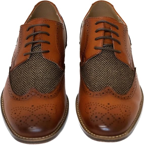 GOOR 4 Eye Brogue Gibson Shoe  (B 410B)