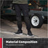 TuffStuff 718- Hyperflex Jogging Bottoms - Slim Fit - Stretchy - Adjustable Waist Band - Zipped Pockets - Mens Work Trousers - Comfortable Trousers for Men