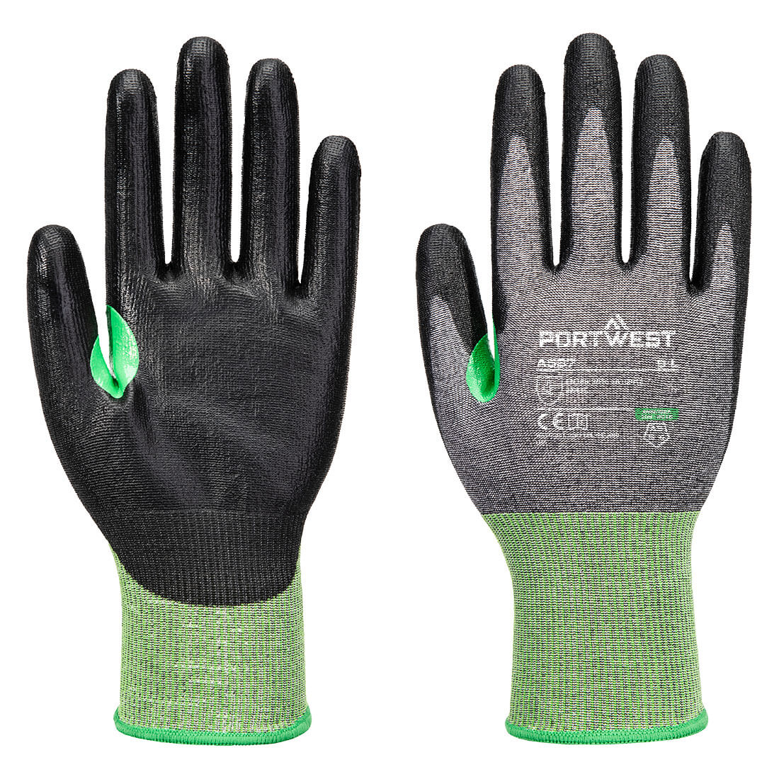 CS Cut C18 PU Glove - A637, Grey/Black