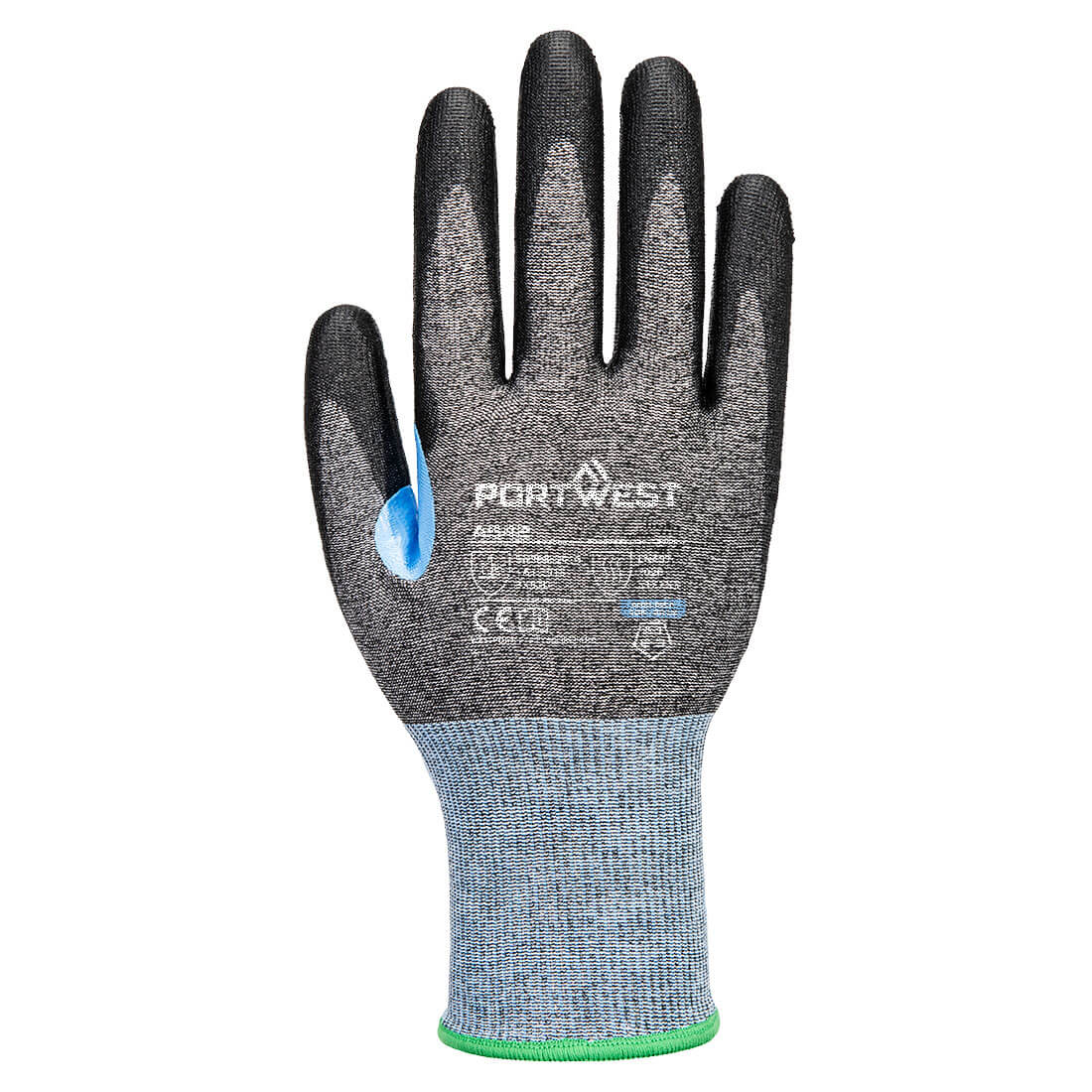 CS Cut D15 Nitrile Glove - A644, Grey/Black