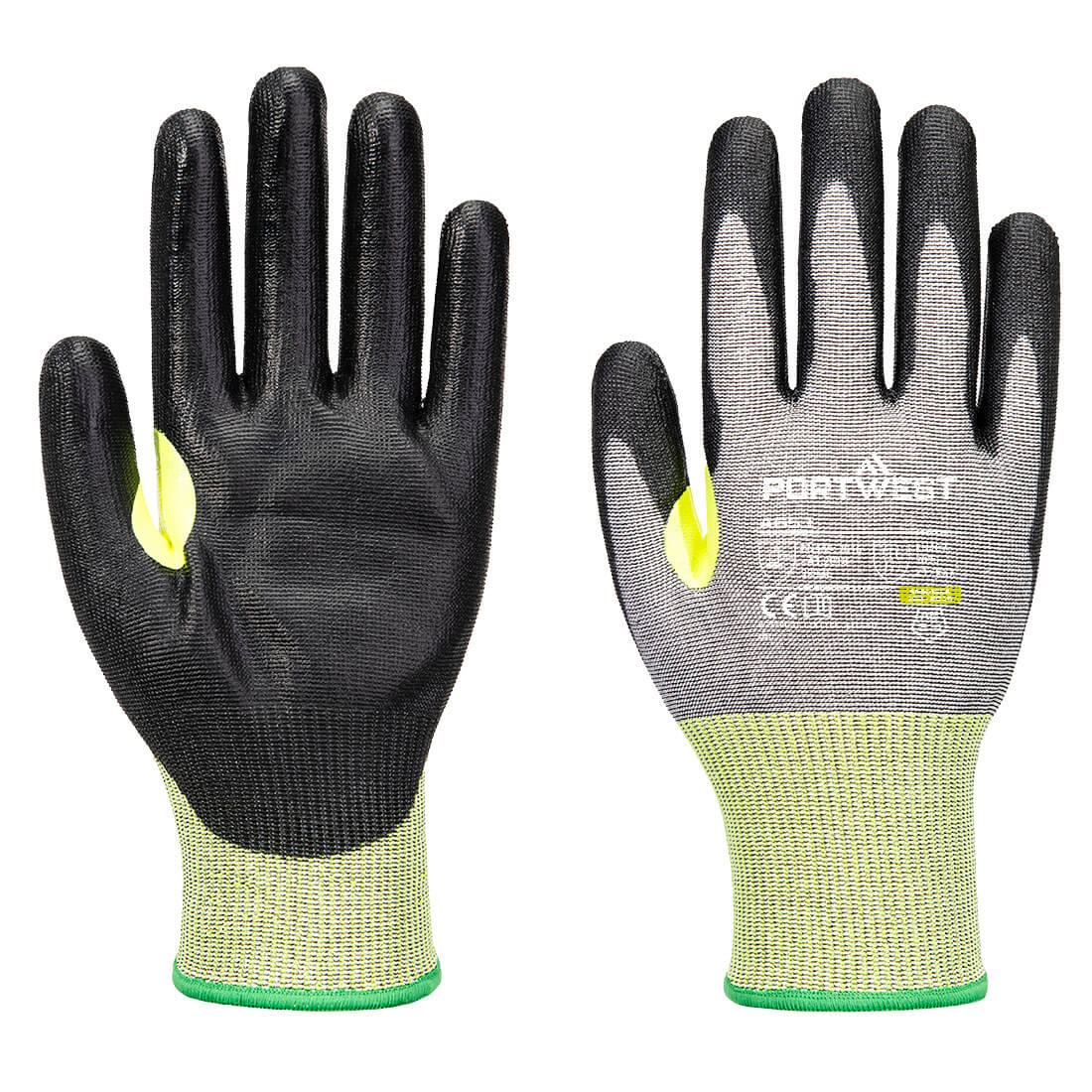 CS Cut E15 PU Glove -  A651, Grey/Black