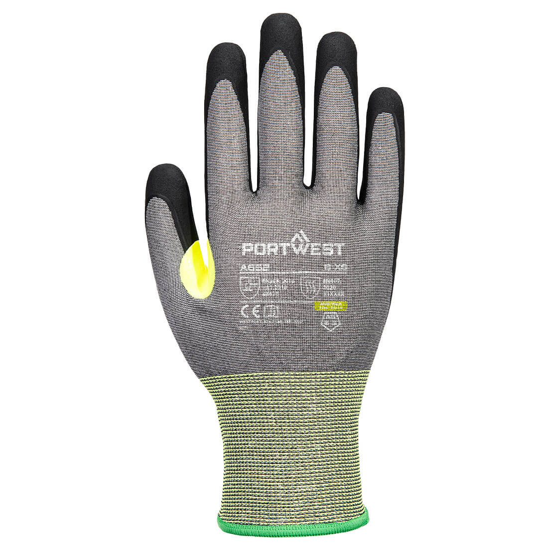 CS Cut E21 Nitrile Glove - A652,  Grey/Black