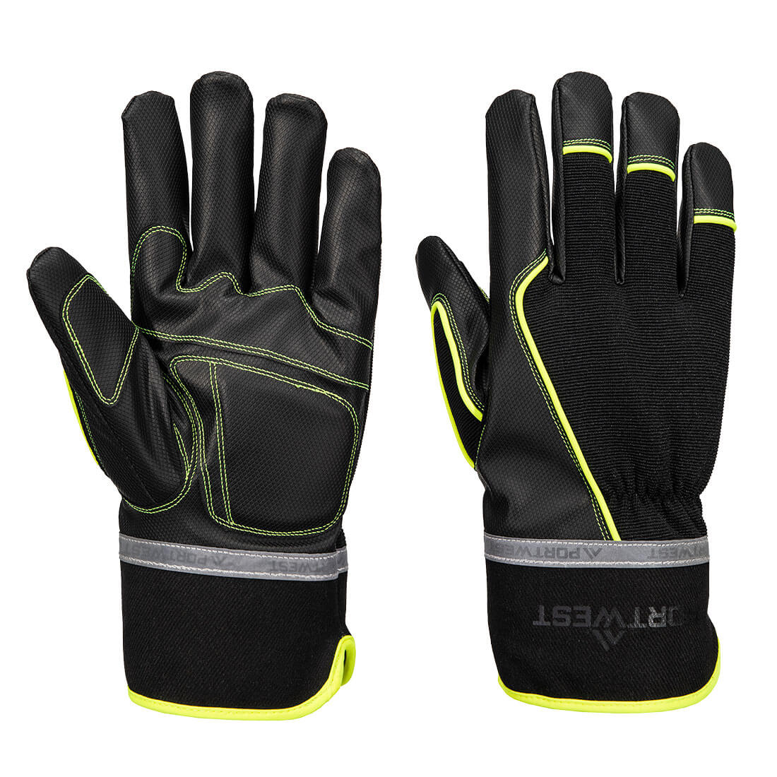 Cold 450 PU Waterproof Mechanical Glove Black A753