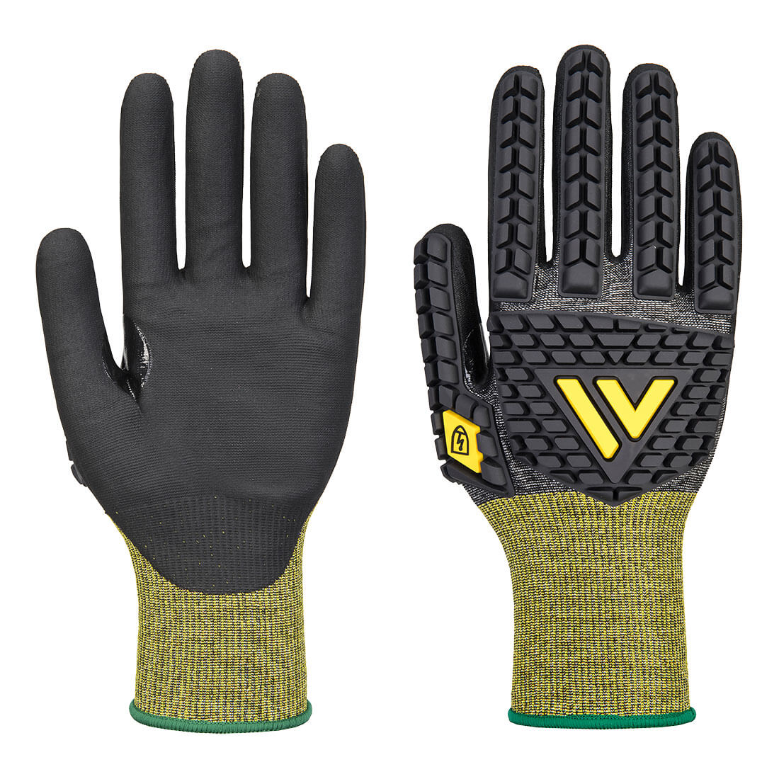 A638 - CS Cut C15 PU Glove Grey/Black