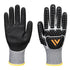 Impact F13 Nitrile Foam TPR Waterproof Glove - AP54, Grey/Black