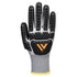 Impact F13 Nitrile Foam TPR Waterproof Glove - AP54, Grey/Black