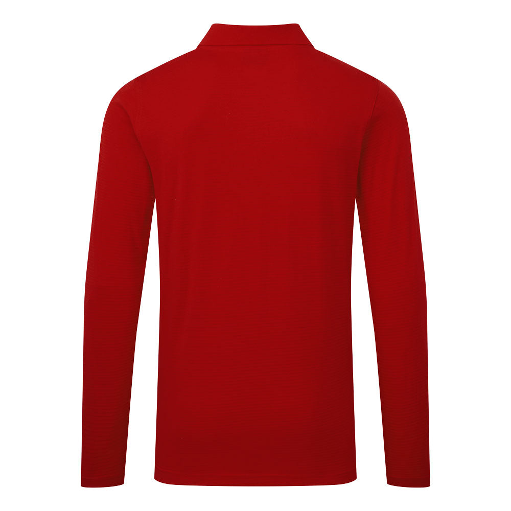 AS23 Anti-Static ESD Long Sleeve Polo Shirt – Lightweight,