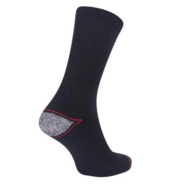 ASCK001 3-Pack Heavy Duty Work Socks – Therm-X Insulated, Cushioned Heel & Toe, Eco-Friendly Yarn