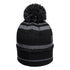 Portwest B036 Bobble Hat – Metal Grey | Warm Knit Beanie with Pom Pom