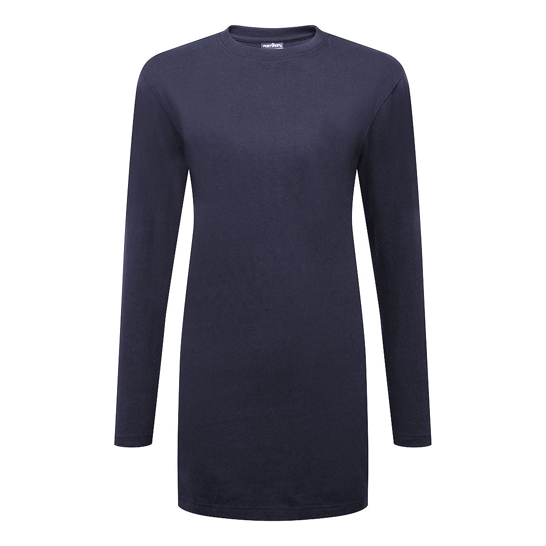 B194 - Women's Cotton Modesty T-Shirt L/S Black, Navy