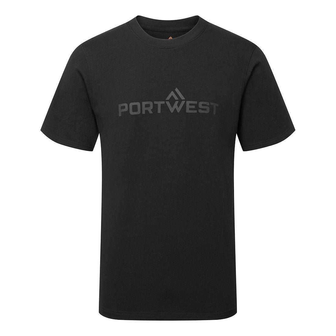 B198 - Portwest Cotton T-Shirt S/S Black, Navy