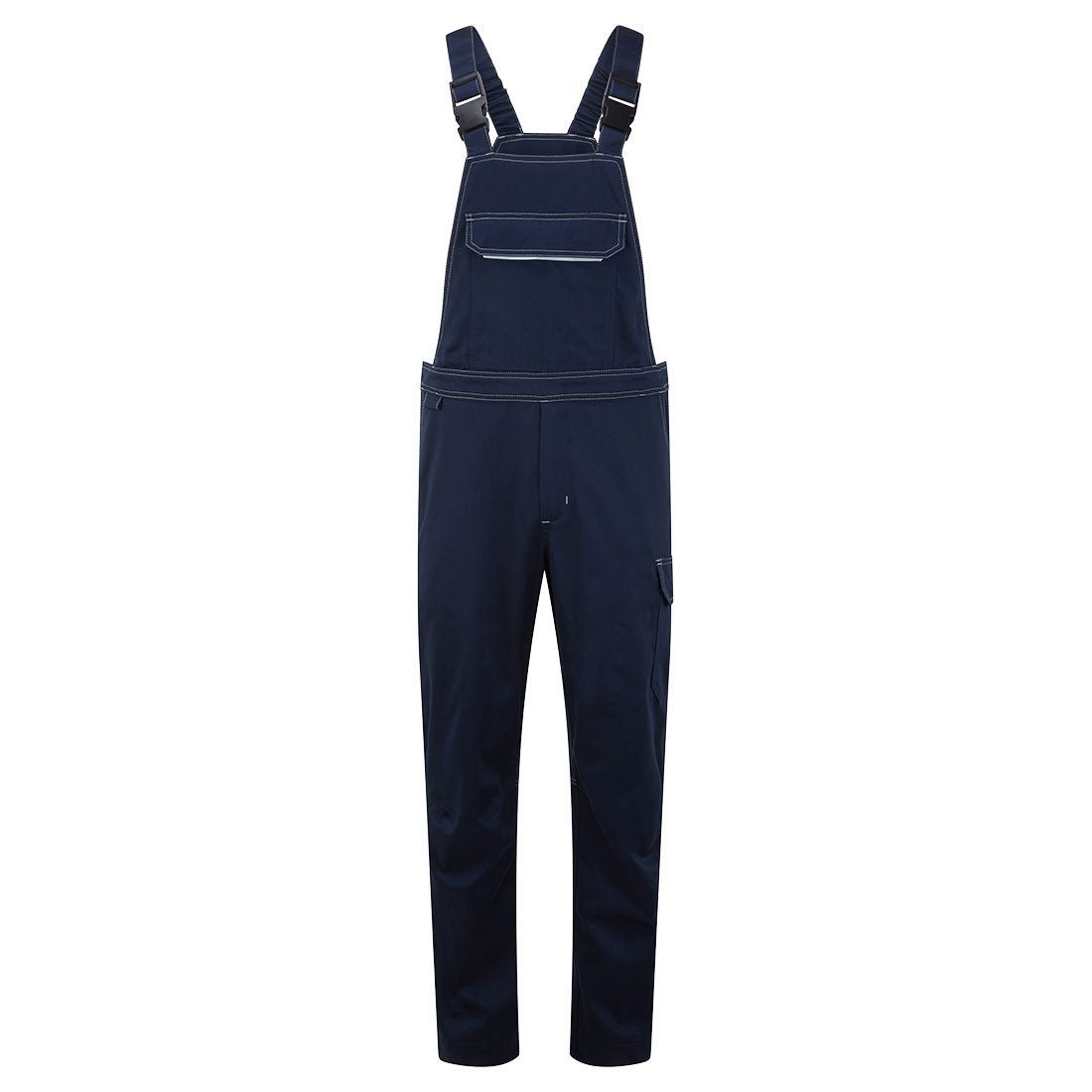 BZ444 - Bizweld Work FR Bib and Brace Navy, Orange