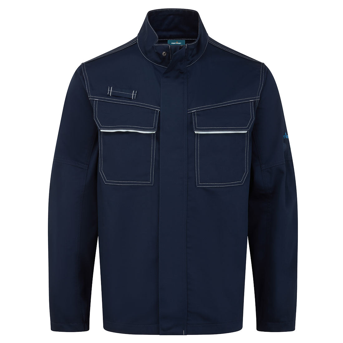 BZ739 - Bizweld Work FR Jacket Navy, Orange