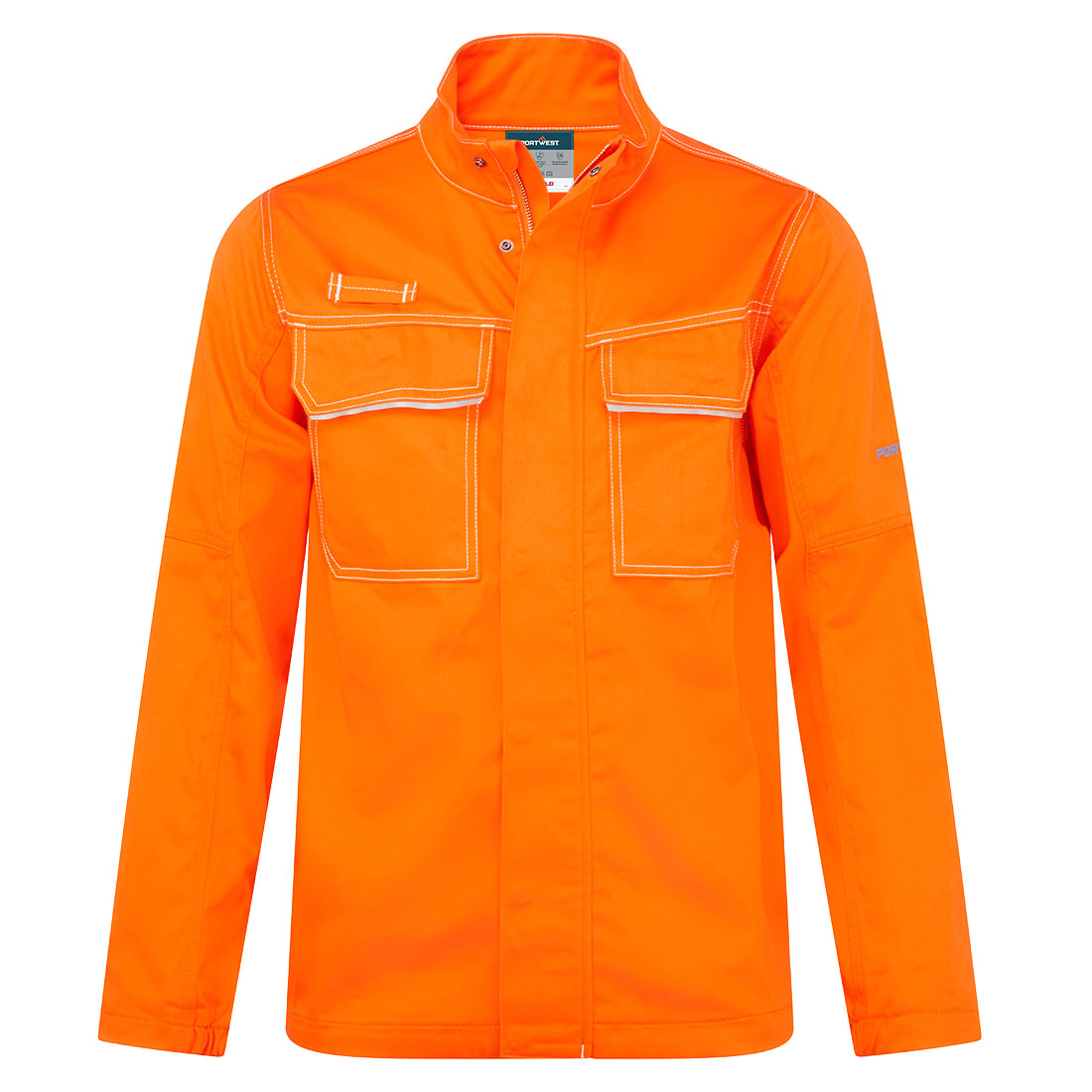 BZ739 - Bizweld Work FR Jacket Navy, Orange