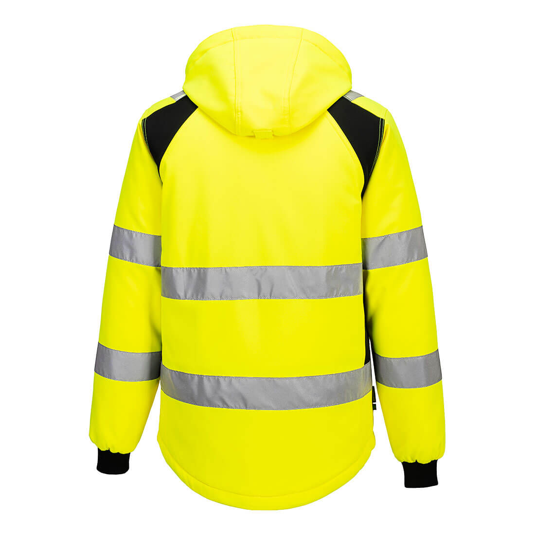CD809 - WX2 Eco Hi-Vis Padded Softshell (2L) Orange/Black, Yellow/Black