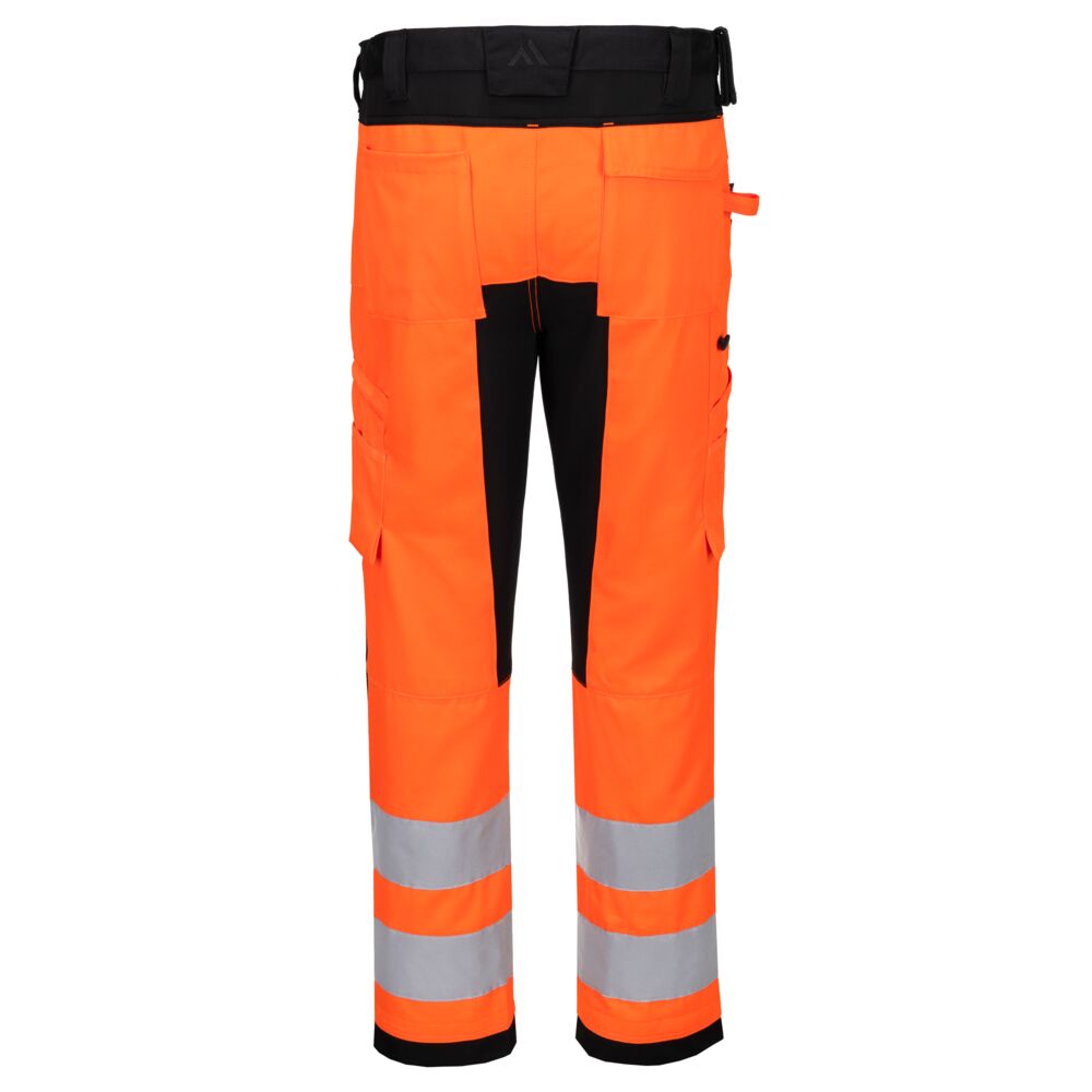 CD848 - WX2 ECO Hi-Vis Stretch Trade Trouser Orange/Black, Yellow/Black